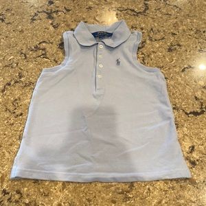 Little Girl’s Polo Ralph Lauren Sleeveless Polo Size 6